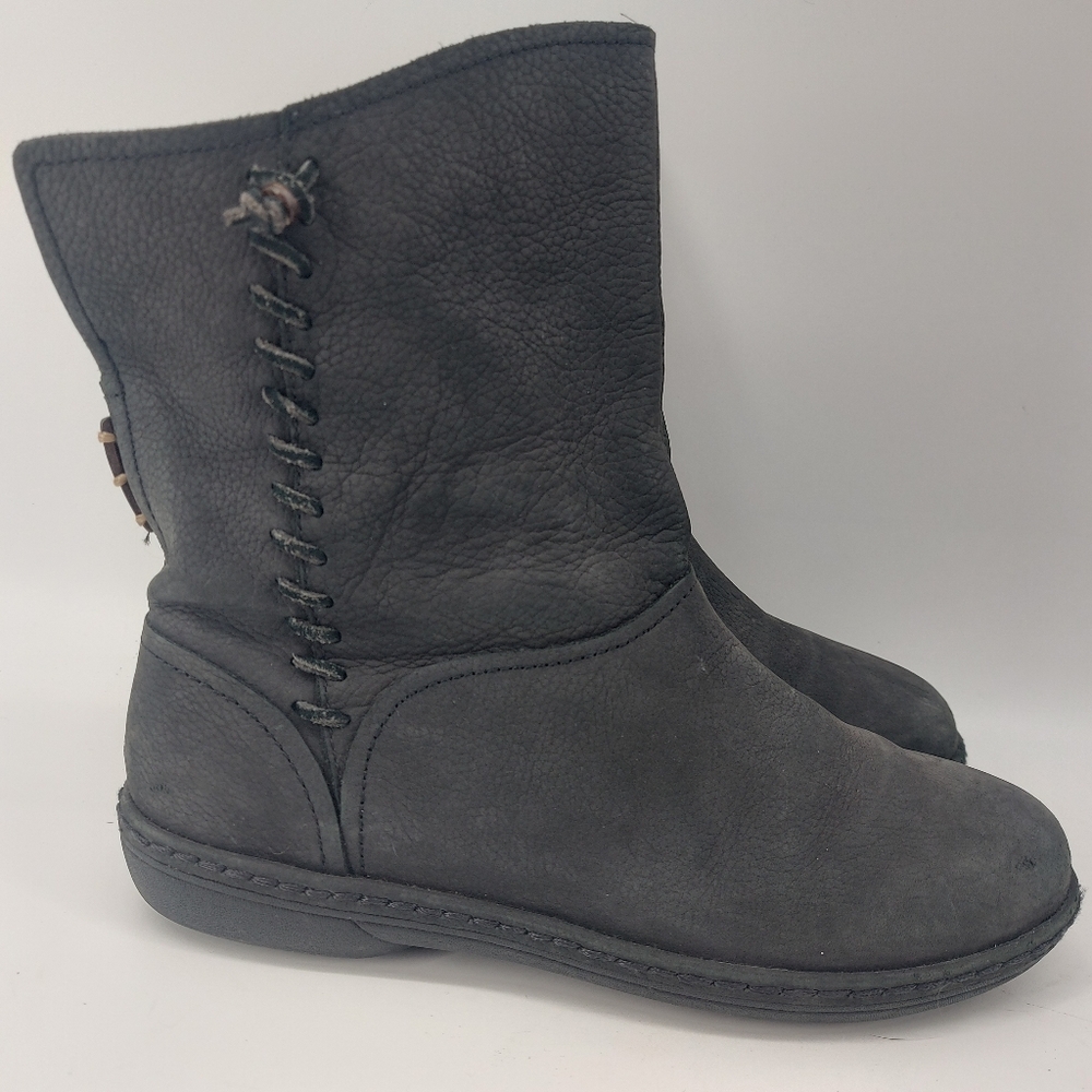 OLUKAI WOMENS WAHO WanderGear We LEATHER MID BOOTS US 7